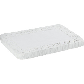 Салфетки ажурные бумажные Гуслица прямоугольные 25х37 см белые (250 листов в пачке) фото Салфетки ажурные бумажные Гуслица прямоугольные 25х37 см белые (250 листов в пачке)