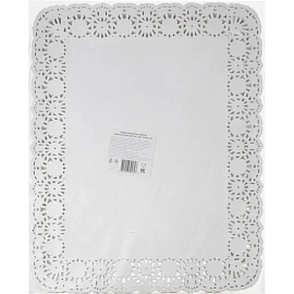 Салфетки ажурные бумажные Гуслица прямоугольные 35х45 см белые (250 листов в пачке) фото Салфетки ажурные бумажные Гуслица прямоугольные 35х45 см белые (250 листов в пачке)