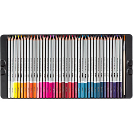 Карандаши акварельные Deli шестигранные 72 цвета с кистью в наборе