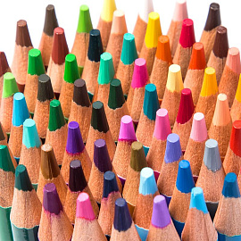 Карандаши цветные художественные классические Deli 24 карандаша 24 цвета круглые