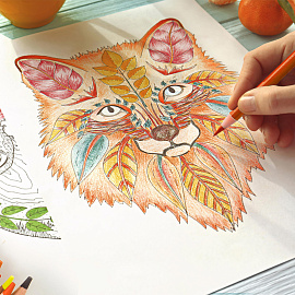 Карандаши цветные художественные классические Deli 24 карандаша 24 цвета круглые