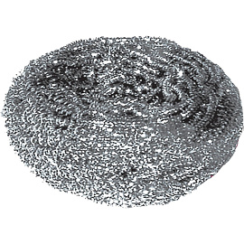 Губка-мочалка для уборки York Макси металлическая 8x8 см 27 г