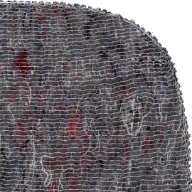 Тряпка для пола Azur 60x75 см хлопок 180 г/кв.м серая