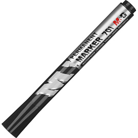 Маркер перманентный M&G черный круглый наконечник (толщина линии 0.7-2.3 мм)