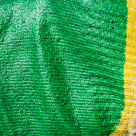 Перчатки рабочие защитные СВС хлопковые с латексным покрытием белые/зелёные (13 класс, размер 8-9 (L), 200 пар в упаковке)