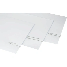 Скрепки канцелярские 75 мм Глобус Г75-40Ц металлические оцинкованные (40 штук в упаковке)