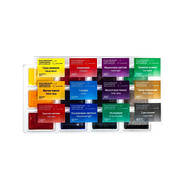 Краски акварельные Сонет Ботаника набор 12 цветов по 2.5 мл в кюветах фото Краски акварельные Сонет Ботаника набор 12 цветов по 2.5 мл в кюветах