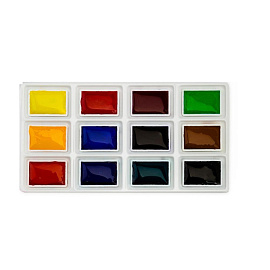 Краски акварельные Сонет Ботаника набор 12 цветов по 2.5 мл в кюветах фото Краски акварельные Сонет Ботаника набор 12 цветов по 2.5 мл в кюветах