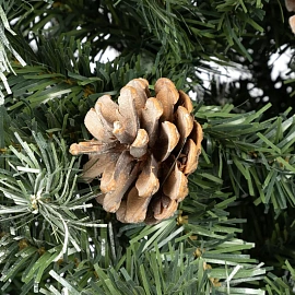 Ёлка искусственная новогодняя напольная заснеженная с украшениями 1.8 м