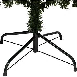 Ёлка искусственная новогодняя напольная заснеженная с украшениями 1.8 м