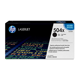Картридж лазерный HP 504X CE250X черный оригинальный повышенной емкости фото Картридж лазерный HP 504X CE250X черный оригинальный повышенной емкости