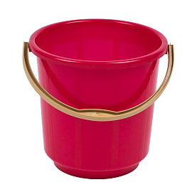 Ведро пластиковое 10 л круглое с ручкой