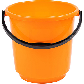 Ведро пластиковое 10 л круглое с ручкой