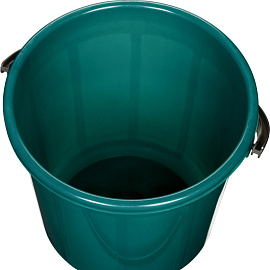 Ведро пластиковое 10 л круглое с ручкой