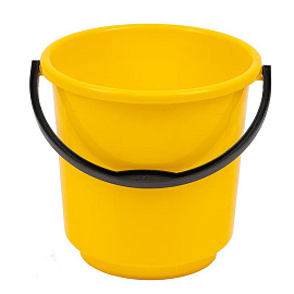 Ведро пластиковое 10 л круглое с ручкой