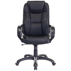Кресло для руководителя Бюрократ CH-839 чёрное (экокожа, пластик) фото Кресло для руководителя Бюрократ CH-839 чёрное (экокожа, пластик)