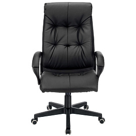 Кресло для руководителя Бюрократ CH-824 чёрное (экокожа, пластик) фото Кресло для руководителя Бюрократ CH-824 чёрное (экокожа, пластик)
