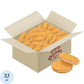 Крекер Дымка Кремделисс клубничный крем, 3,1кг/уп