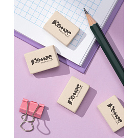 Ластик Комус из натурального каучука прямоугольный 26x18x8 мм