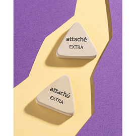 Ластик Attache Extra натуральный каучук треугольный 40x38x10 мм