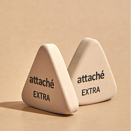 Ластик Attache Extra натуральный каучук треугольный 40x38x10 мм