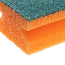 Губка для уборки Donna-Bella Профи поролон 14x8.5 см с абразивным слоем