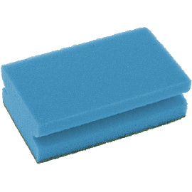 Губка для уборки Donna-Bella Профи поролон 14x8.5 см с абразивным слоем