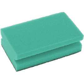 Губка для уборки Donna-Bella Профи поролон 14x8.5 см с абразивным слоем