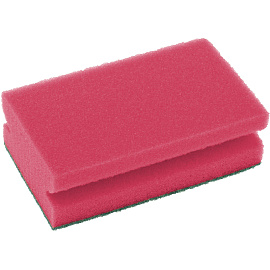Губка для уборки Donna-Bella Профи поролон 14x8.5 см с абразивным слоем