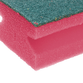 Губка для уборки Donna-Bella Профи поролон 14x8.5 см с абразивным слоем