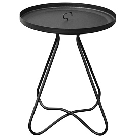 Стол журнальный Sheffilton SHT-CT3 (черный, 350х350х450 мм)