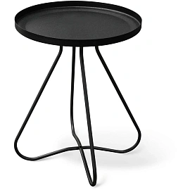 Стол журнальный Sheffilton SHT-CT3 (черный, 350х350х450 мм)