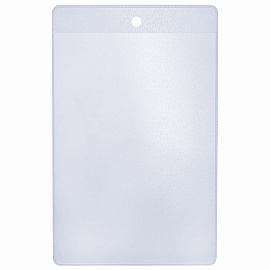 Карман информационный подвесной, ценникодержатель А6, КОМПЛЕКТ 50 шт., ПВХ, BRAUBERG, 291286