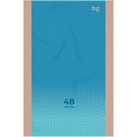 Блокнот А6 48л. на скрепке BG "Моноколор