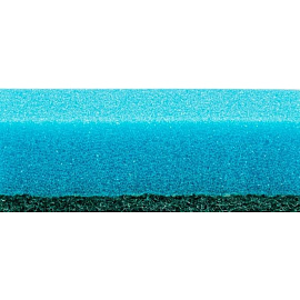 Губка для кухни York Макси поролон 10x7 см с абразивным слоем (5 штук в упаковке)