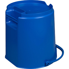 Ведро FBK 15 л пластик синее (с мерной шкалой, ударопрочное, для пищевых продуктов)