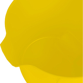 Ведро FBK 15 л пластик жёлтое (сливной носик, ударопрочное, для пищевых продуктов)