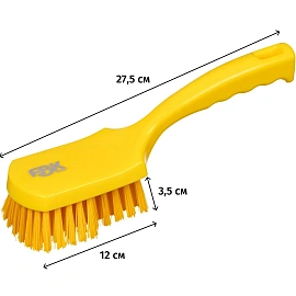 Щетка FBK жесткая 275x70 мм желтая