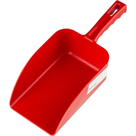 Совок ручной FBK 138x310 мм пластиковый красный