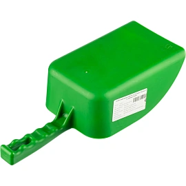 Совок ручной FBK 138x310 мм пластиковый зеленый