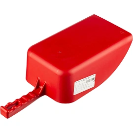 Совок ручной FBK 160x360 мм пластиковый красный
