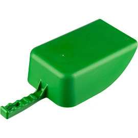 Совок ручной FBK 160x360 мм пластиковый зеленый