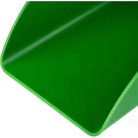 Совок ручной FBK 160x360 мм пластиковый зеленый