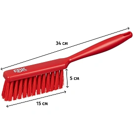 Щётка FBK мягкая 340x35 мм красная