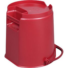 Ведро FBK 9 л пластиковое красное