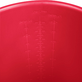 Ведро FBK 9 л пластиковое красное