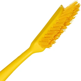 Щетка для чистки мелких деталей FBK жесткая 200x30 мм желтая