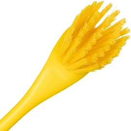 Щетка для мытья посуды FBK средней жесткости 225x35 мм желтая