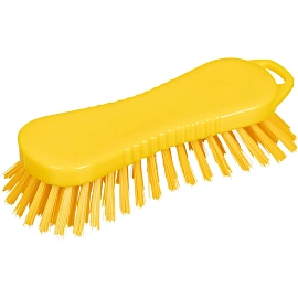 Щетка-скраб FBK жесткая 210x70 мм желтая