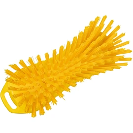 Щетка-скраб FBK жесткая 210x70 мм желтая